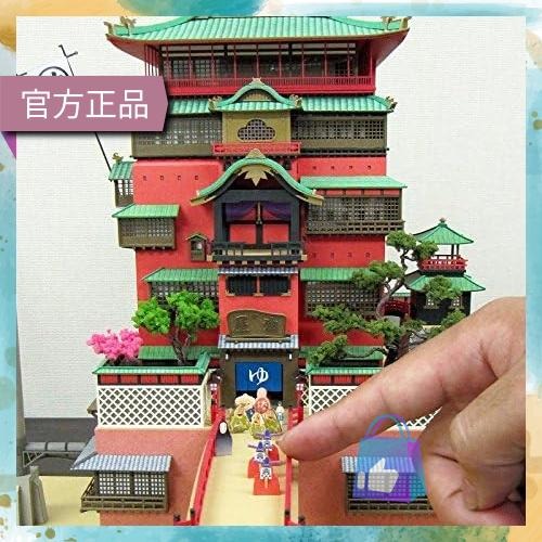 🇯🇵日本正版 宮崎駿 神隱少女 大油屋 立體 紙劇場 透視模型 紙模型 MK07-10 吉卜力 千與千尋 SANKEI-細節圖3