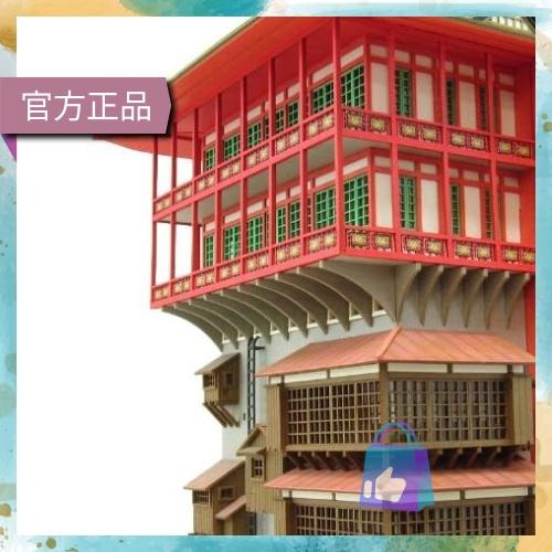 🇯🇵日本正版 宮崎駿 神隱少女 大油屋 立體 紙劇場 透視模型 紙模型 MK07-10 吉卜力 千與千尋 SANKEI-細節圖4