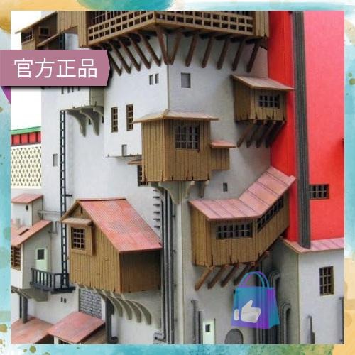 🇯🇵日本正版 宮崎駿 神隱少女 大油屋 立體 紙劇場 透視模型 紙模型 MK07-10 吉卜力 千與千尋 SANKEI-細節圖5