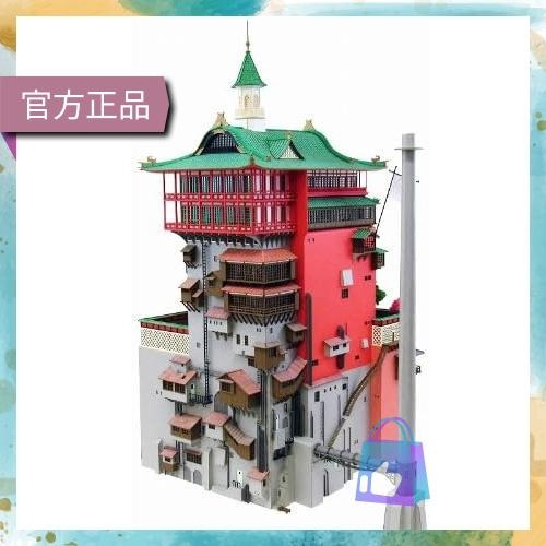 🇯🇵日本正版 宮崎駿 神隱少女 大油屋 立體 紙劇場 透視模型 紙模型 MK07-10 吉卜力 千與千尋 SANKEI-細節圖6