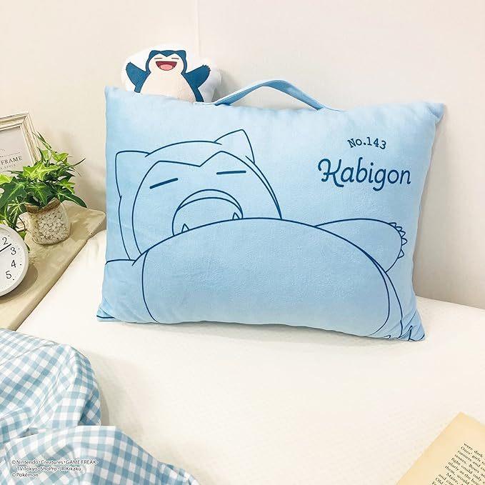 🇯🇵日本正版 Pokemon Sleep 卡比獸 仙子伊布 枕頭 日本進口 寶可夢官方正品 抱枕 腰枕-細節圖2
