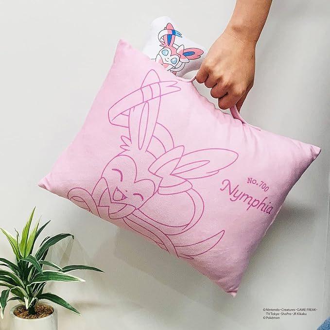 🇯🇵日本正版 Pokemon Sleep 卡比獸 仙子伊布 枕頭 日本進口 寶可夢官方正品 抱枕 腰枕-細節圖4
