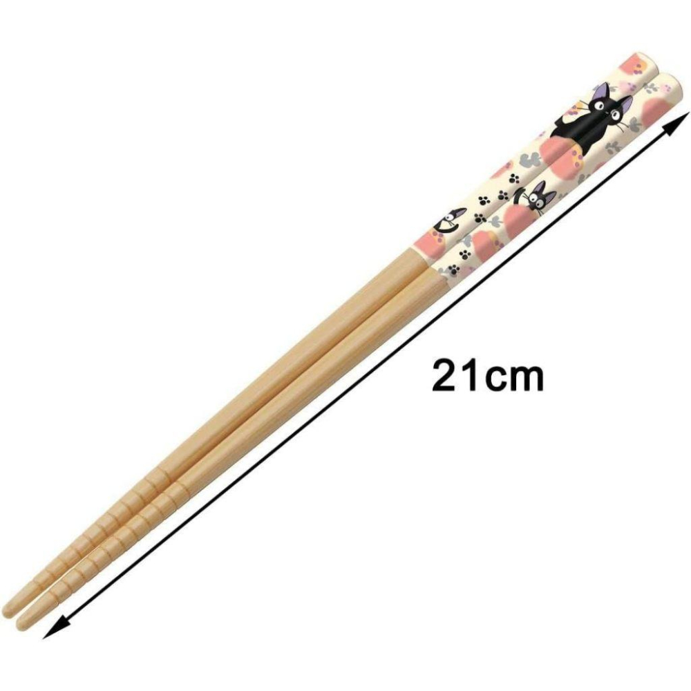 🇯🇵日本正版 宮崎駿 吉卜力 筷子 21cm 黑貓琪琪 龍貓 神隱少女 筷子 環保筷 天然竹 竹筷 筷箸-細節圖4