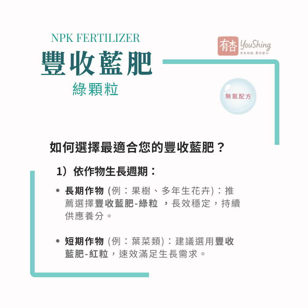 【有杏】豐收藍肥 綠粒 20kg｜歐洲進口 藍肥NPK 12-12-17+Mg+B｜高鉀肥 長效穩定配方 DMPP-細節圖9