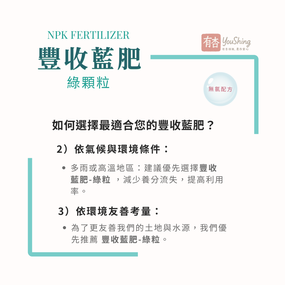 【有杏】豐收藍肥 綠粒 20kg｜歐洲進口 藍肥NPK 12-12-17+Mg+B｜高鉀肥 長效穩定配方 DMPP-細節圖10
