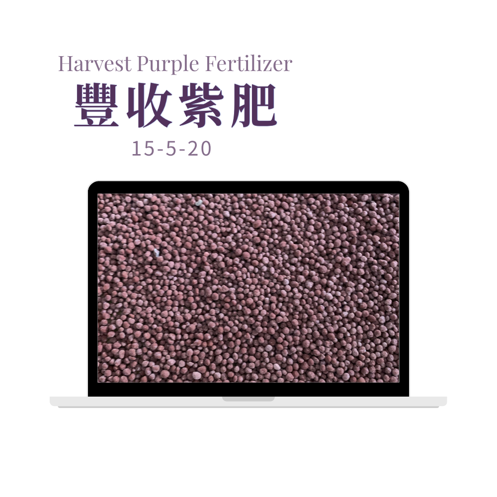 【有杏】豐收紫肥 20kg｜NPK 15-5-20 無氯高鉀複合肥｜比利時進口｜果實生長膨大成熟期｜提升甜度及轉色-細節圖2