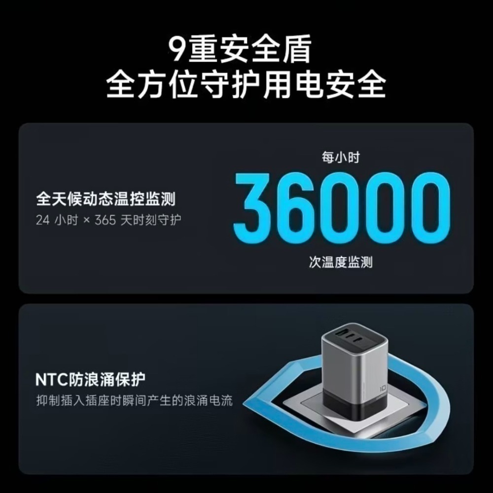CUKTECH酷態科10號mini超級電能充 充電器120W 支援小米120W，相容PPS /筆電/OPPO/Vivo-細節圖11