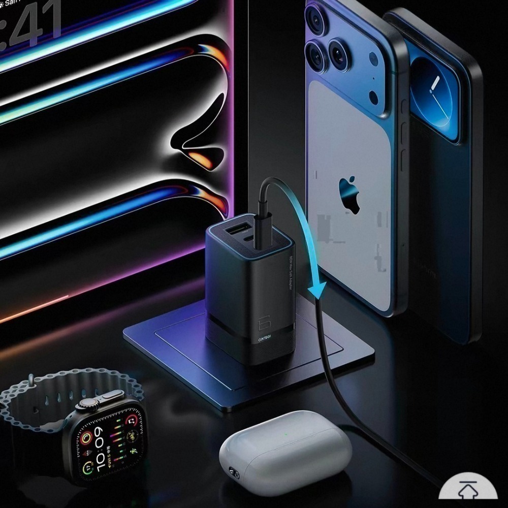 ❤️最新款❤️CUKTECH 酷態科6號mini充電器 90W/65w 適用小米/iphone17/三星/OPPO-細節圖11