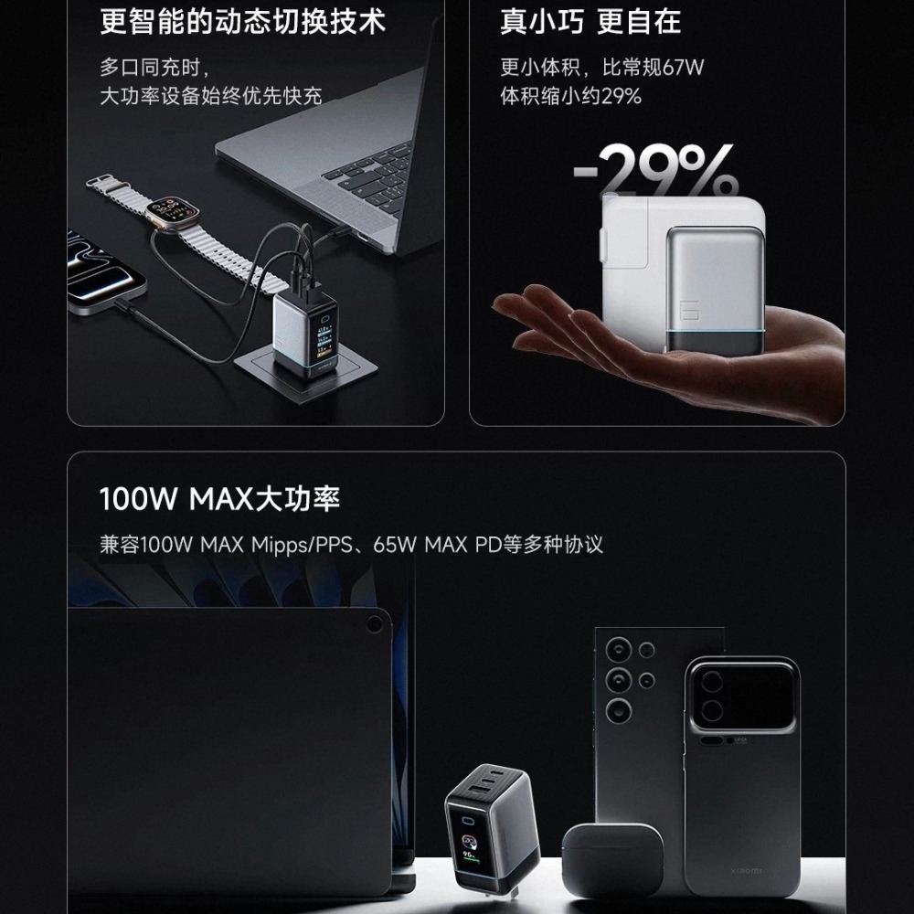❤️新上市❤️酷態科6號屏顯充ULTRA 100W MAX+屏顯互動 充電也能「可視化」體驗！放心充2.0充電更安心-細節圖6