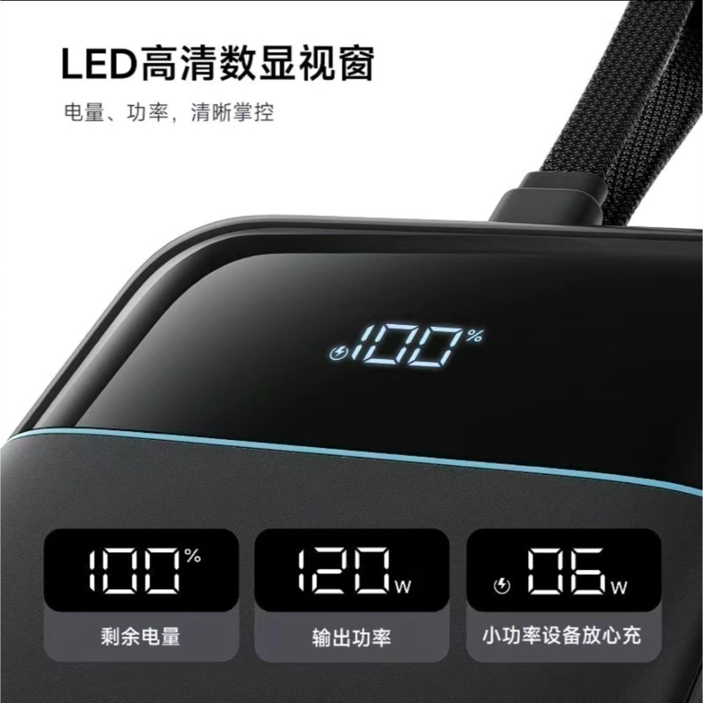 ♥️酷態科25號SE 行動電源｜25000mAh巨量續航+120W澎湃秒充 商旅出行 露營旅行必備，告別電量焦慮！小米-細節圖4