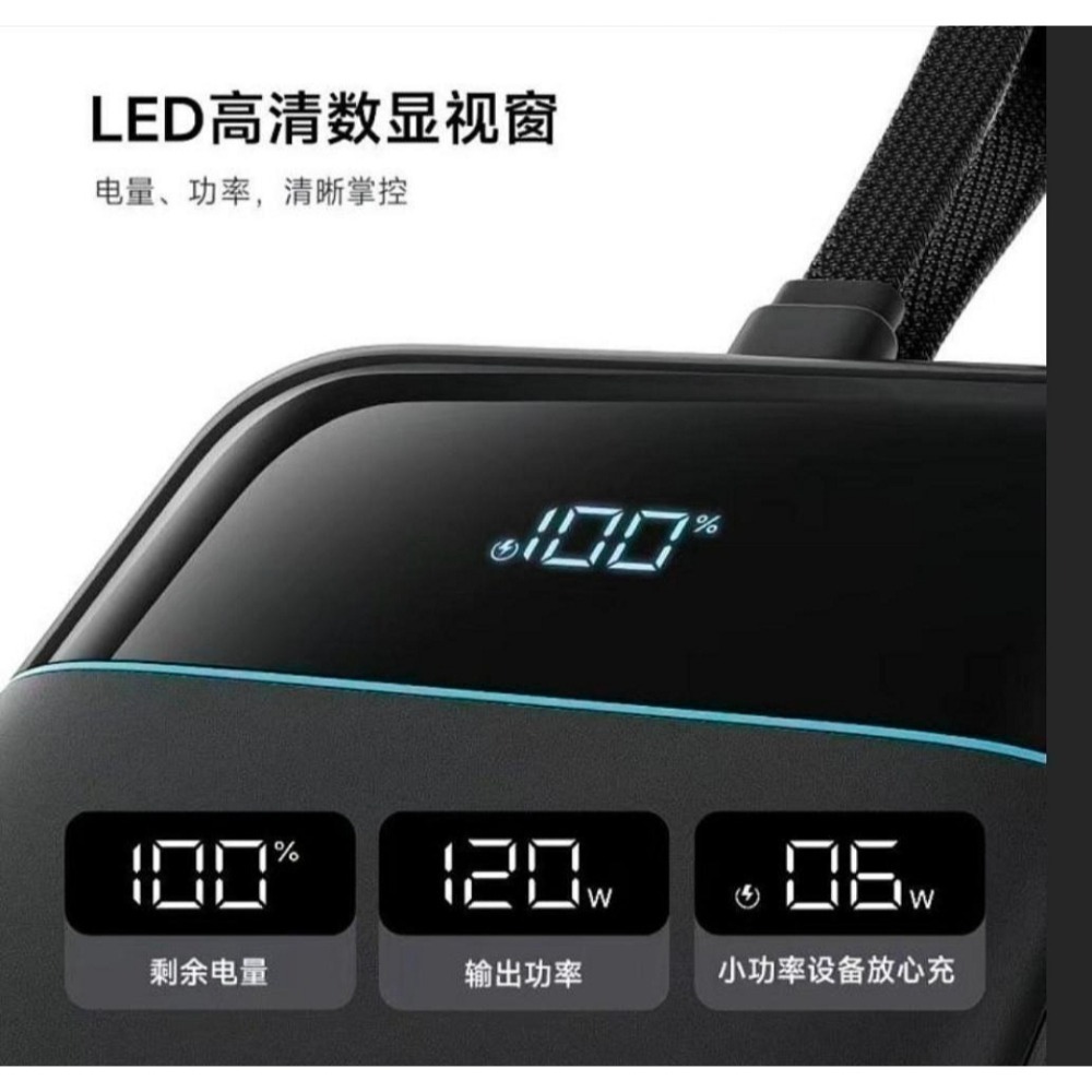 ♥️酷態科25號SE｜25000mAh巨量續航+120W秒充 商旅出行 露營 長途旅行必備，告別電量焦慮！適小米/三星-細節圖5