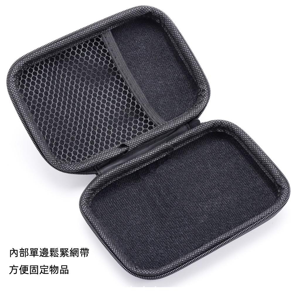 含稅全新特價月陽黑格紋硬殼11.5X8cm充電寶硬碟小物收納拉鍊包(BA1180)-細節圖5