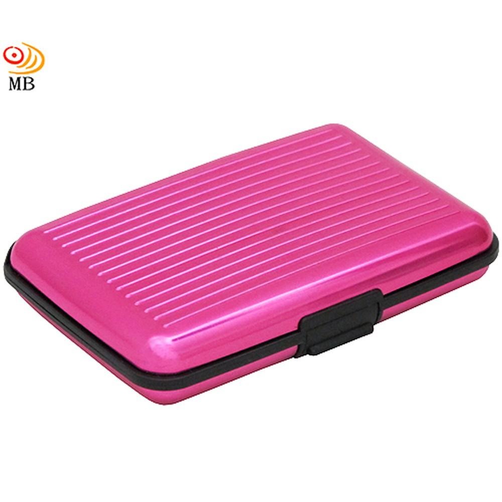 含稅特價超值2入優質硬殼自動6開鋁製防盜刷名片盒卡片盒(AL-082)-細節圖6