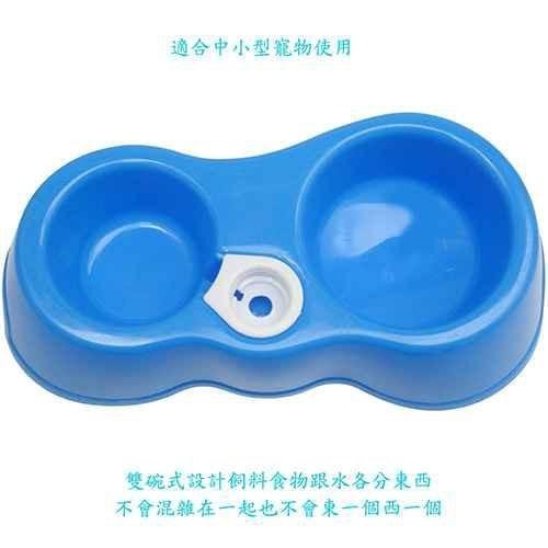 含稅特價環保PP5材質中小型寵物貓狗兎雙碗式寵物碗附自動給水(26515)-細節圖2