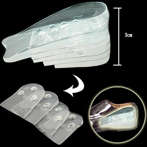 含稅全新特價5層分離式柔軟矽膠隱形增高墊鞋墊(SH505)-細節圖4