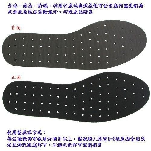 含稅特價超值2入台灣製造厚4mm通用型可裁剪奈米竹炭消臭鞋墊(WCV230)-細節圖5