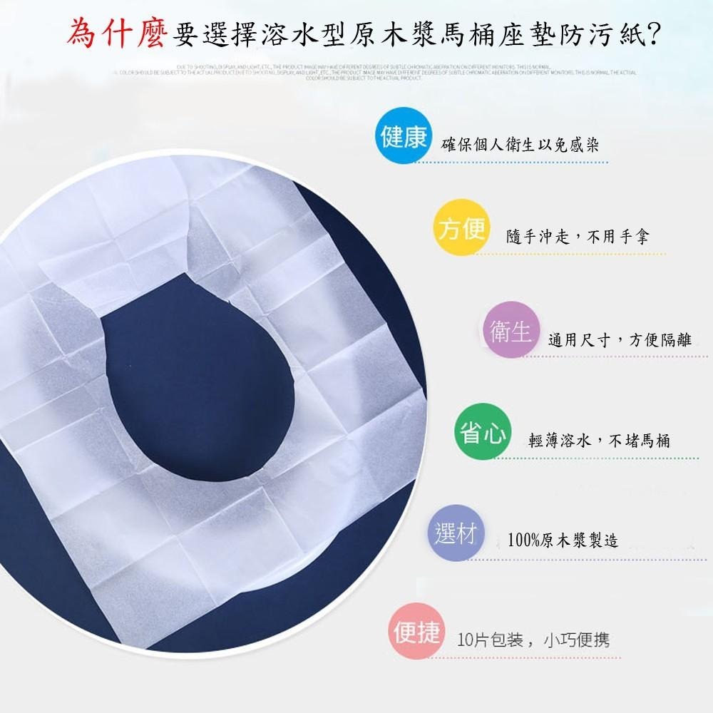 含稅特價超值20入攜帶式溶水型原木漿馬桶座墊防污紙(4236)-細節圖2