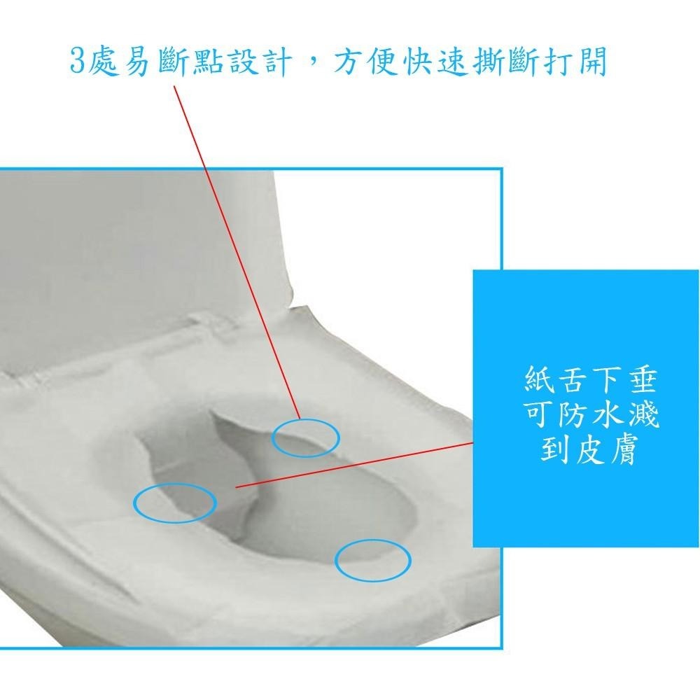 含稅特價超值20入攜帶式溶水型原木漿馬桶座墊防污紙(4236)-細節圖6