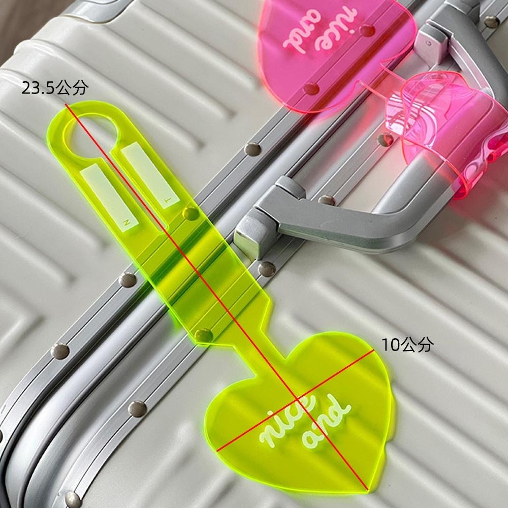 含稅全新特價月陽超值1入4入加厚螢光糖果色好辨認長23公分可書寫行李吊牌束帶標籤(BT238X1X4)-細節圖6