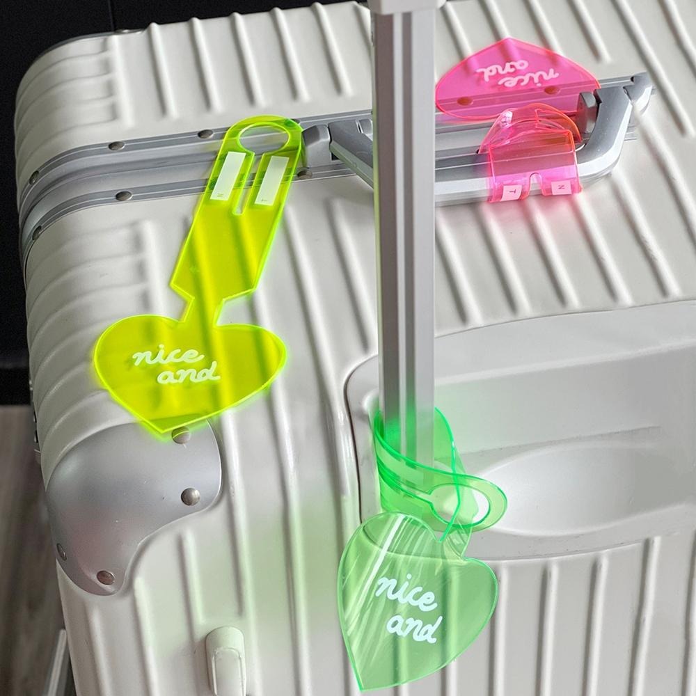 含稅全新特價月陽超值1入4入加厚螢光糖果色好辨認長23公分可書寫行李吊牌束帶標籤(BT238X1X4)-細節圖7