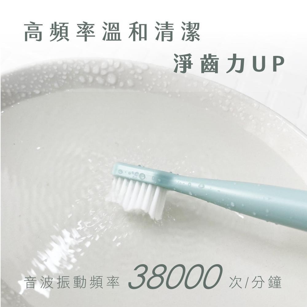 含稅全新原廠保固一年送刷頭2支KINYO充電式大電量杜邦刷毛5模式全水洗超音波電動牙刷(ETB-816)-細節圖5