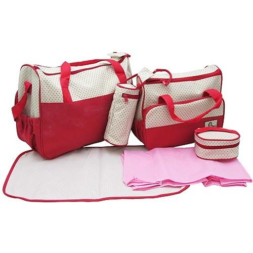 含稅現貨特價高級進口花瑤布5件組多功能媽媽包送多功能內袋(B05)-細節圖3