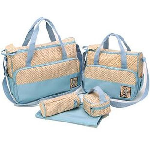 含稅現貨特價高級進口花瑤布5件組多功能媽媽包送多功能內袋(B05)-細節圖7