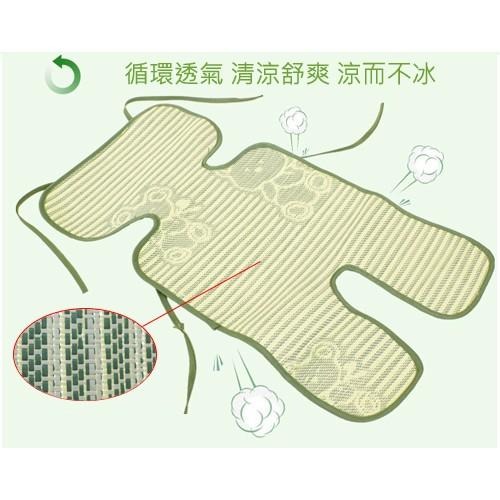 含稅特價通用型全罩式兒童推車防蚊罩蚊帳亞麻草蓆涼蓆涼墊超值組(PZ18)-細節圖4