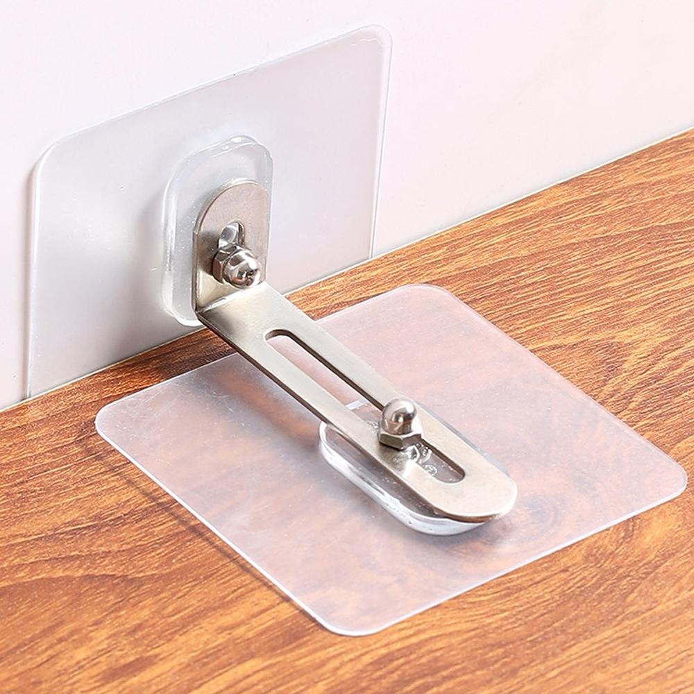 含稅全新特價月陽大號無痕貼免釘免打孔櫥櫃鞋架書櫥防傾倒固定器(CBR65X1)-細節圖6