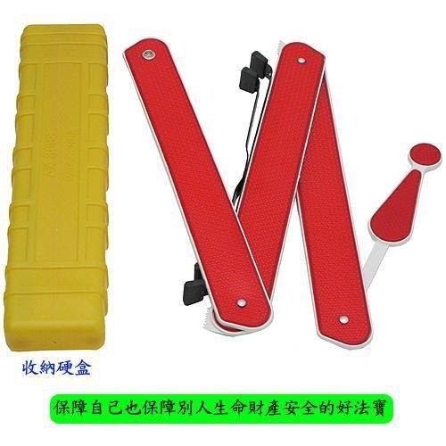 含稅特價2入組可折式驚嘆號汽車故障反光標誌三角架附硬盒(AX-3088X2)-細節圖4