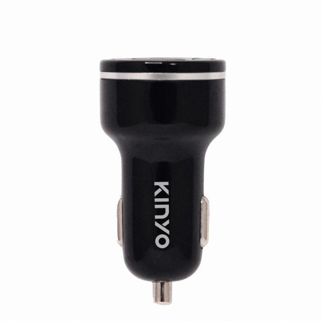 含稅全新原廠保固一年KINYO數顯式快充PD+QC 45W車用12V24V多重保護充電器點煙器充電擴充(CU-8080)-細節圖9