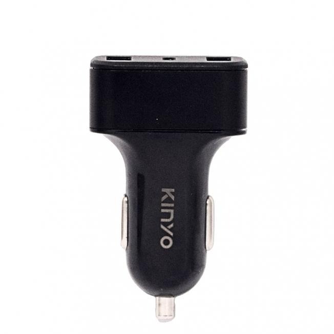 含稅全新原廠保固一年KINYO快充3.1A車用12V24V雙USB+TYPEC多重保護充電器點煙器擴充(CU-8077)-細節圖7