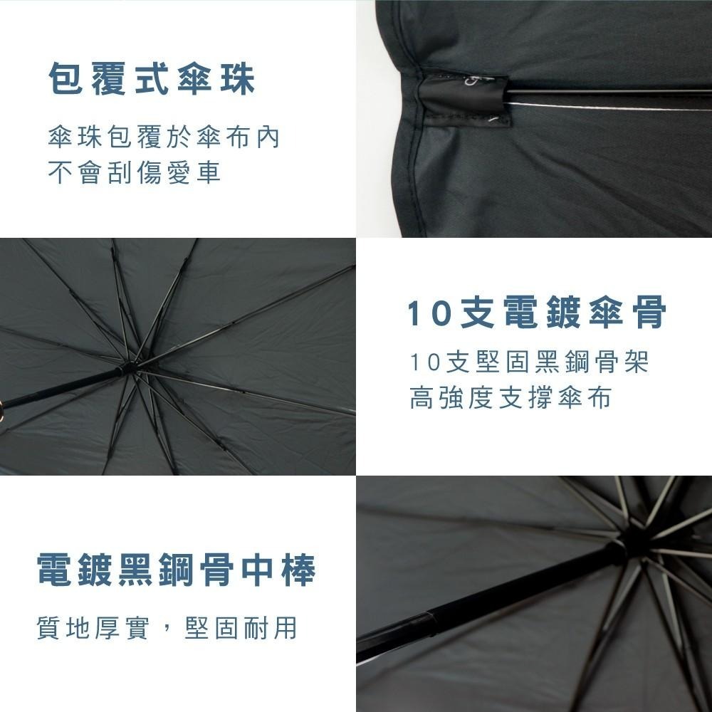 含稅原廠保固一年送皮套KINYO抗UV車用10鋼骨擋風玻璃遮陽傘(KU-9095)-細節圖6
