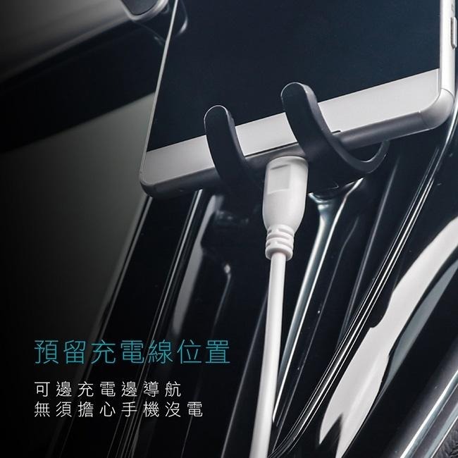 含稅全新原廠保固一年KINYO 彈力式一鍵伸縮萬向旋轉6.5吋出風口手機架支架(CH-092)-細節圖4