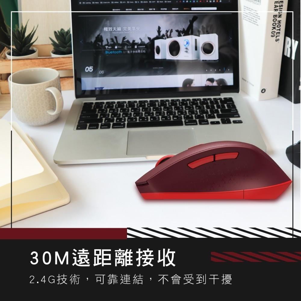 含稅原廠保固一年KINYO靜音省電2.4GHz無線滑鼠(GKM-917)字號R4A106-細節圖5