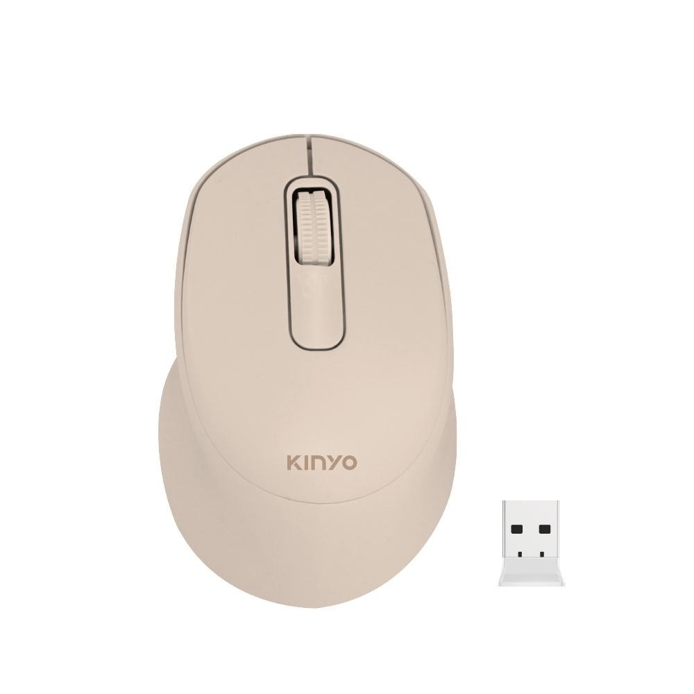 含稅全新原廠保固一年KINYO靜音無光IR光學引擎智能省電2.4GHz無線滑鼠(GKM-916)-細節圖9