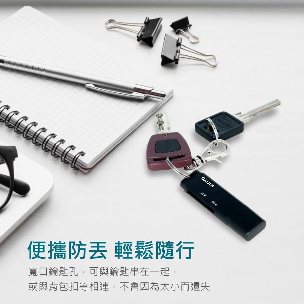 含稅全新原廠保固一年KINYO迷你型SD及TF雙槽讀卡機(KCR-218)-細節圖7