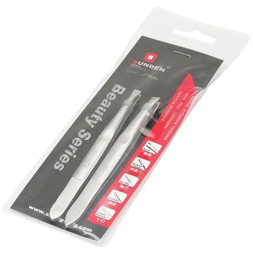 含稅特價台灣製造不鏽鋼平口斜口眉夾組(KS23111)-細節圖2