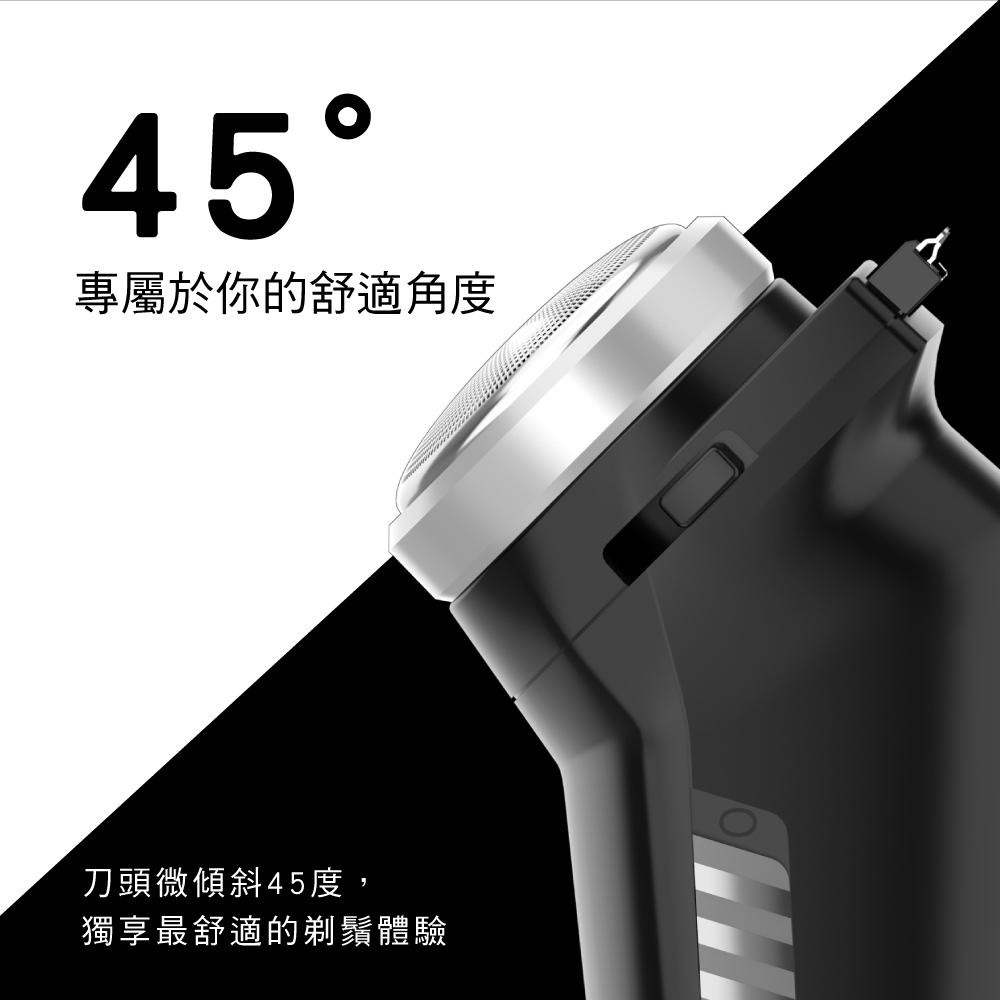 含稅全新原廠保固一年KINYO充電式大電量快充單刀頭超薄貼面鎳合金刀網高轉速電動刮鬍刀(KS-504)-細節圖7