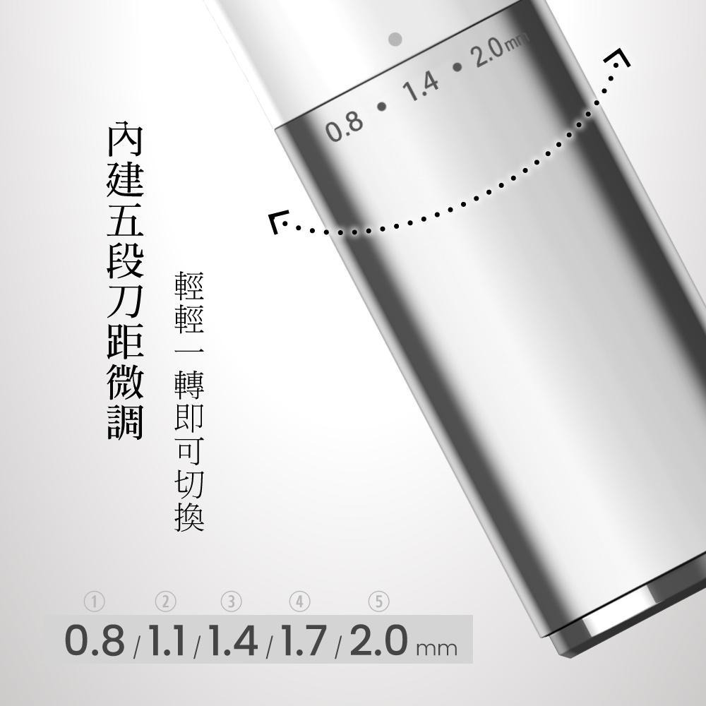 含稅全新原廠保固一年KINYO陶瓷鍍鈦充電插電兩用大電量高續航高馬力電剪電動理髮器(HC-6817)-細節圖7