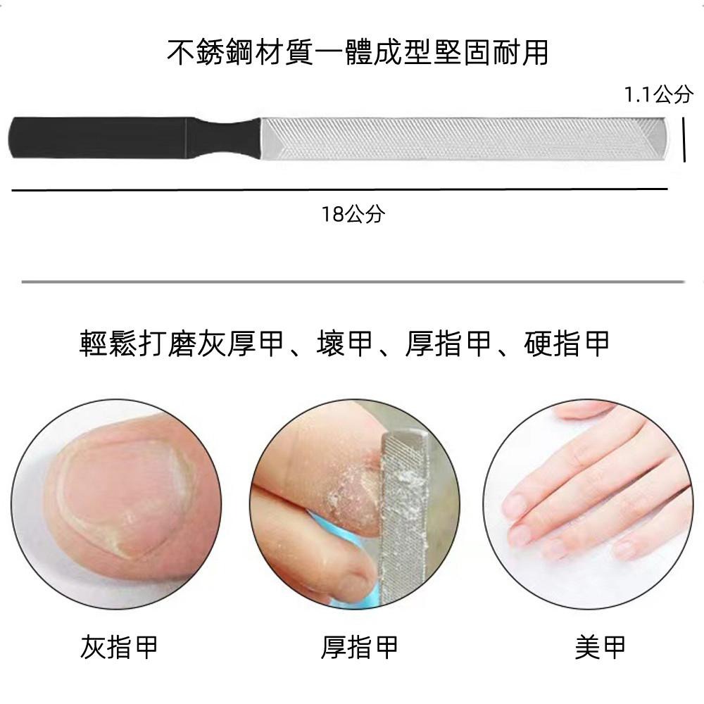 含稅全新特價月陽超值2入組合加厚不銹鋼去腳皮刮腳皮修腳皮刀加雙面指甲銼刀磨指甲板(SFN138)-細節圖6