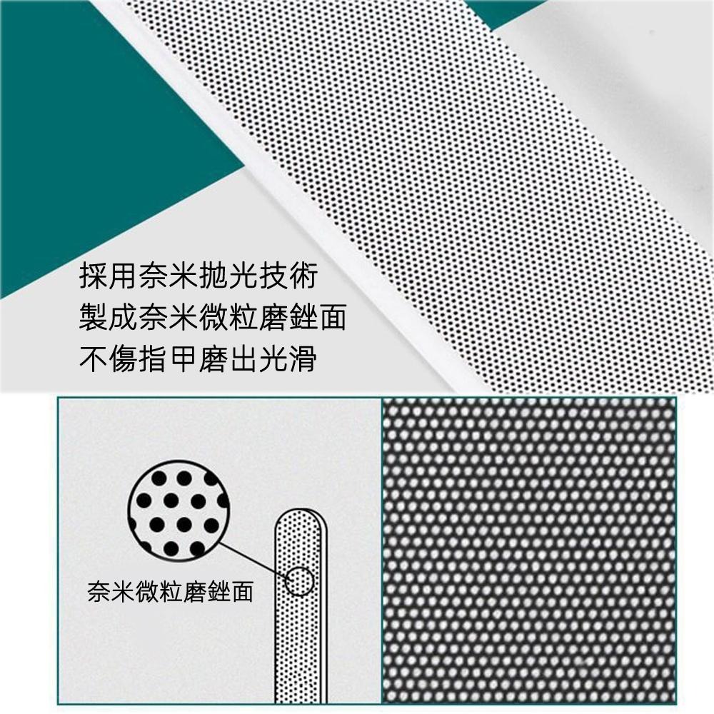 含稅全新特價月陽送收納盒大人小孩寶寶可用奈米玻璃修型打磨拋光指甲銼刀磨指甲板(NAG91X1)-細節圖3