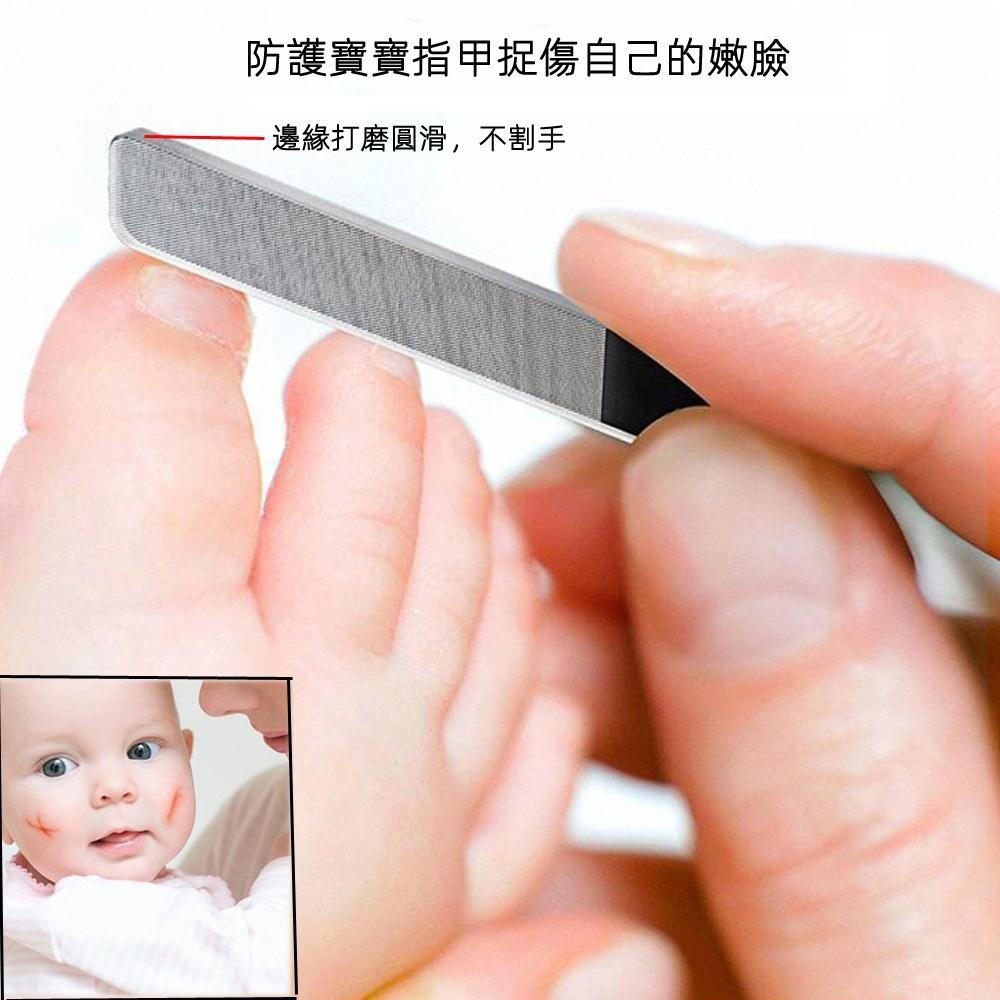 含稅全新特價月陽送收納盒大人小孩寶寶可用奈米玻璃修型打磨拋光指甲銼刀磨指甲板(NAG91X1)-細節圖5