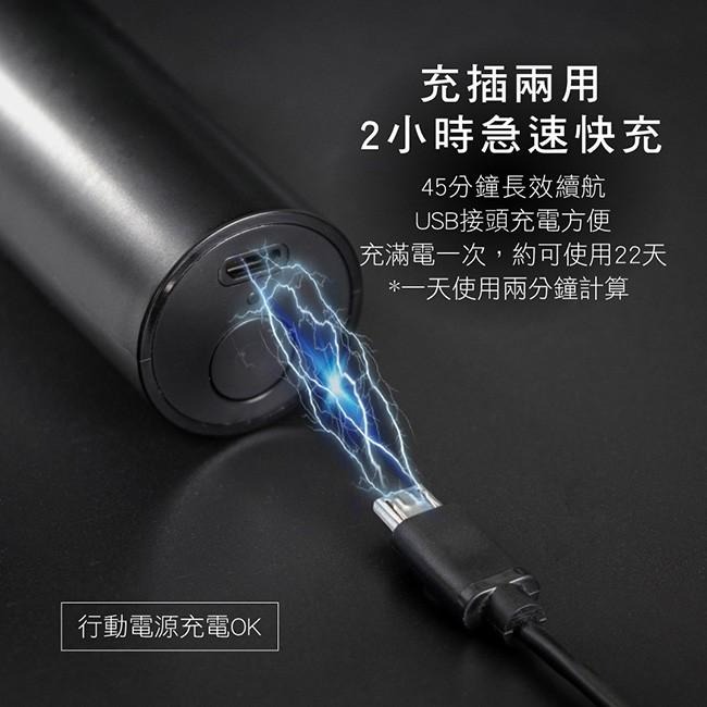 含稅原廠保固一年KINYO隨身可水洗快充超高轉速鎳合金刀網電動刮鬍刀(KS-505)-細節圖5