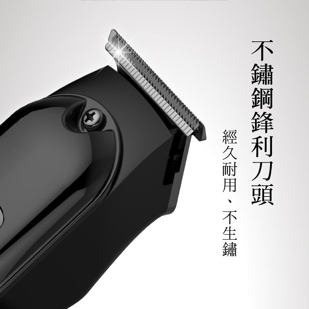 含稅全新原廠保固一年KINYO充電插電兩用超微刀距1.5Hr快充不鏽鋼刀頭理髮器電剪(HC-6813)-細節圖6