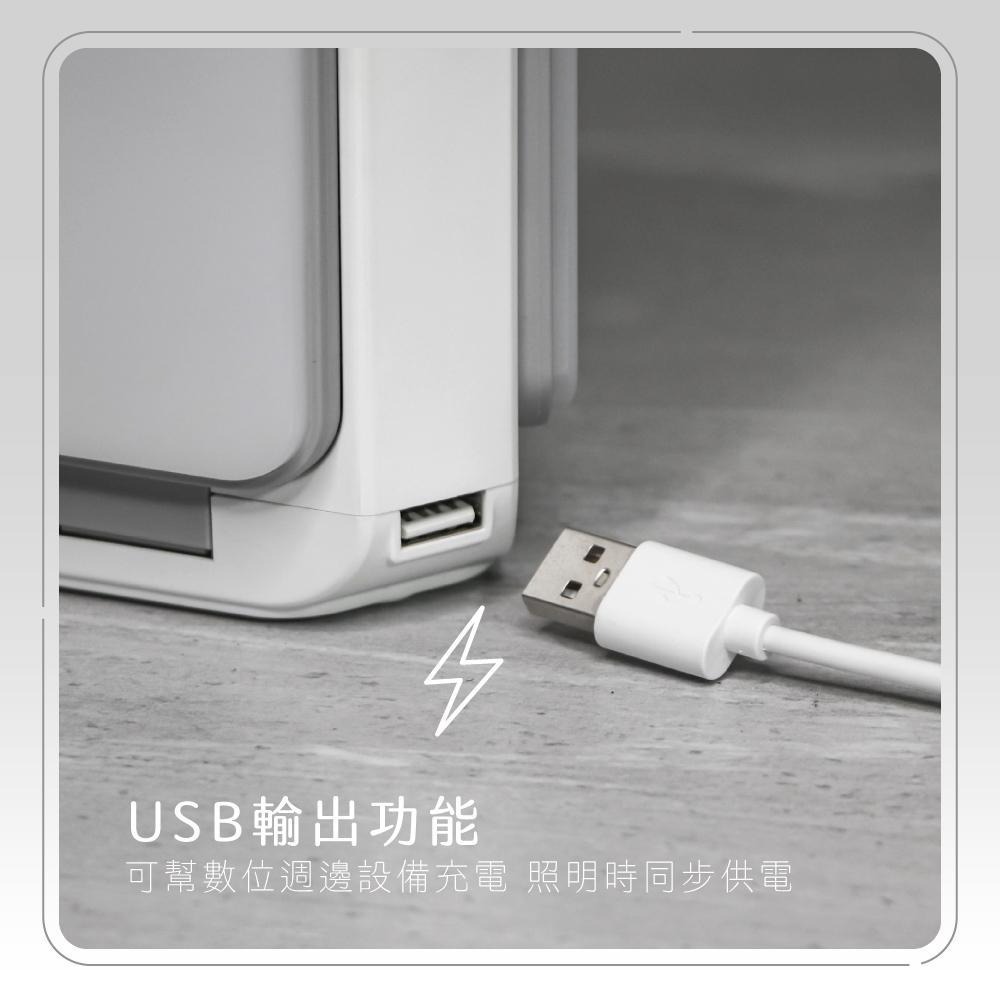 含稅全新原廠保固一年KINYO自然光充電式大電量高亮3燈板應急燈露營燈工作燈手電筒(CP-083)-細節圖9