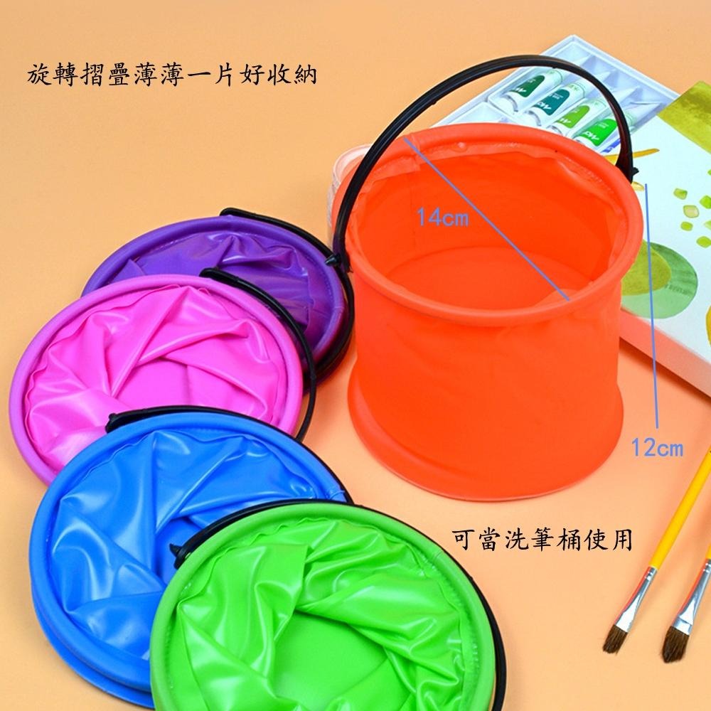 含稅全新特價月陽加厚迷你摺疊小水桶5節伸縮不鏽鋼捕蟲網撈魚網套裝(M56C4)-細節圖8