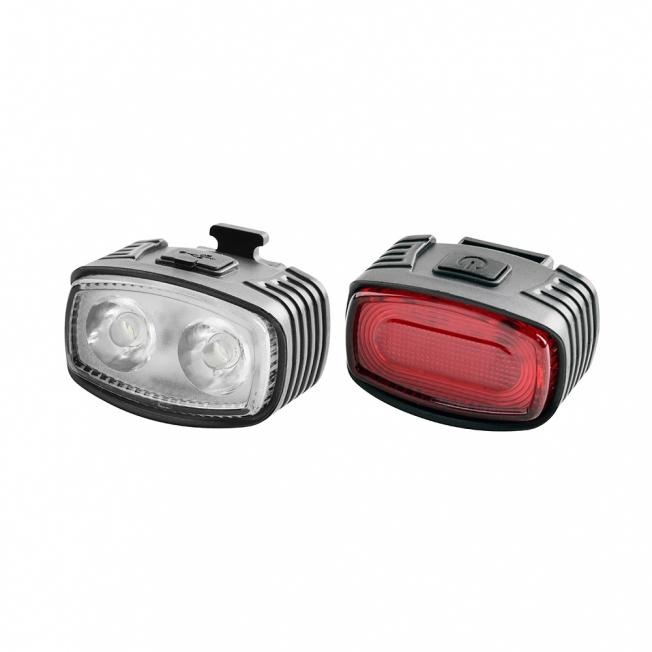 含稅全新原廠保固一年KINYO充電式高亮度LED多段調光自行車前燈後頭燈燈組手電筒(BLED-7332)-細節圖8