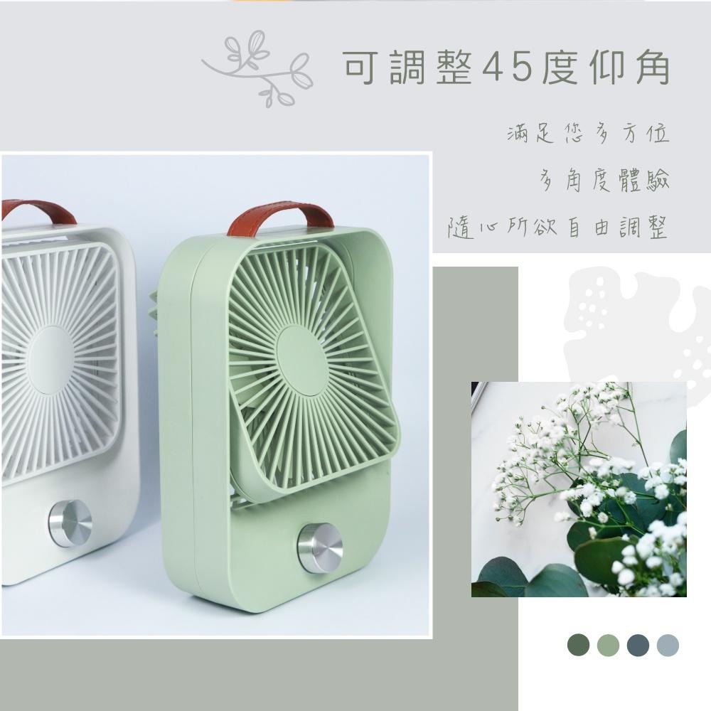 含稅全新原廠保固一年KINYO充電式大電量5吋復古靜音小風扇電風扇涼風扇(UF-5750)-細節圖3