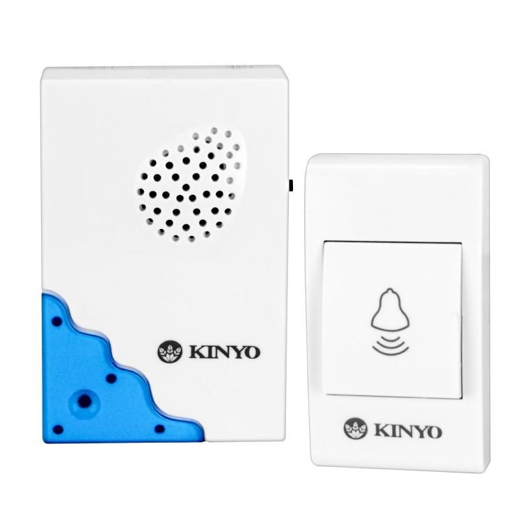 含稅全新原廠保固一年KINYO電池式遠距離32首音樂LED指示燈無線門鈴電鈴(DB-371)-細節圖3